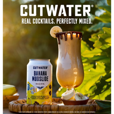 Cutwater Banana Mudslide In Cans - 4-12 FZ - Image 2