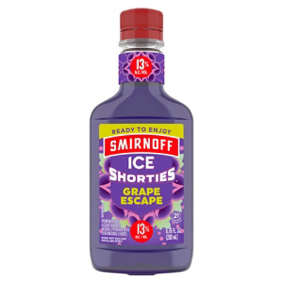 Smirnoff Ice Grape Escape Shortie - 6.76 FZ - Image 1