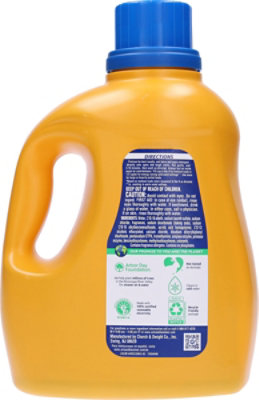 Arm & Hammer Liquid Detergent He Plus Oxi Clean Stain Fighters, Clean Meadow - 96.2 Fl. Oz. - 96.2 FZ - Image 4