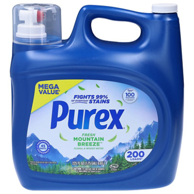 Purex Liquid Detergent 4-in-1, Mountain Breeze - 225 Fl. Oz. - 225 FZ - Image 1