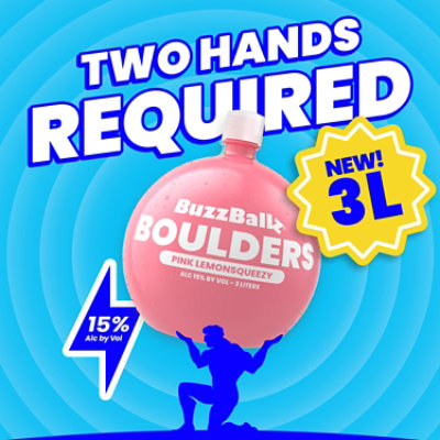 Buzzballz Boulders Pink Lemon Squeezy Wine - 3 LT - Image 4