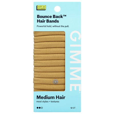 Gme Hair Band Md Blonde 12ct - 12 CT - Image 1