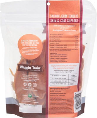 Waggin' Train Salmon Jerky For Skin & Coat Support 12oz - 12 OZ - Image 4