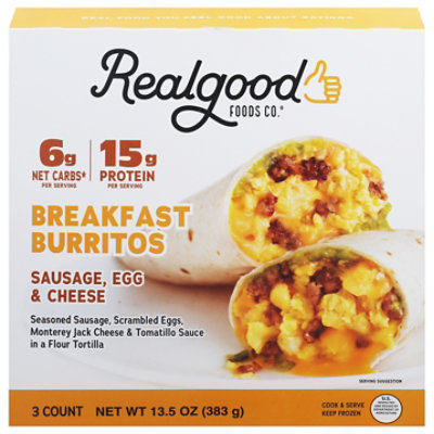 Real Good Foods Burritos Breakfast - 13.5 OZ - Image 3