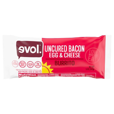 Evol Burrito Uncured Bacon Egg Cheese - 6 OZ - Image 3