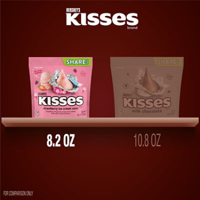 Hersheys Kisses Strawberry Ice Cream Cone Flavored Candy Share Pack - 8.2 Oz - Image 6