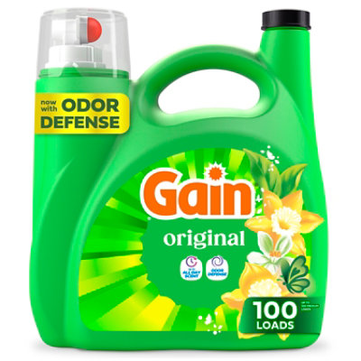 Gain Liquid Laundry Detergent He, Original Scent - 132 Fl. Oz. - 132 FZ - Image 1