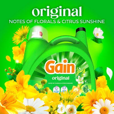 Gain Liquid Laundry Detergent He, Original Scent - 132 Fl. Oz. - 132 FZ - Image 3
