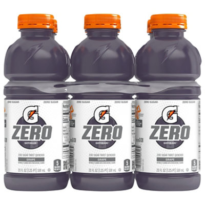 Gatorade Zero Zero Sugar Thirst Quencher Grape 20 Fl - 120 FZ - Image 2