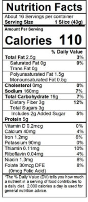 Old Tyme 100% Sprouted Whole Wheat Bread - 24 OZ - Image 1
