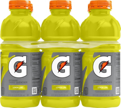 Gatorade Thirst Quencher Lemon Lime, 20 Fl Oz X 6 - 120 FZ - Image 2