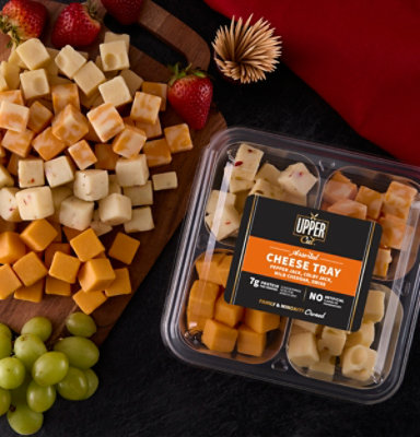 Upper Cut Assorted Variety Cubed Cheese Tray - 12 OZ - Image 6
