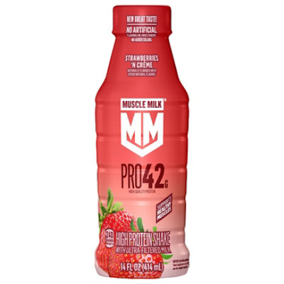 Muscle Milk Pro Strawberries N Creme 14fz - 14 FZ - Image 2