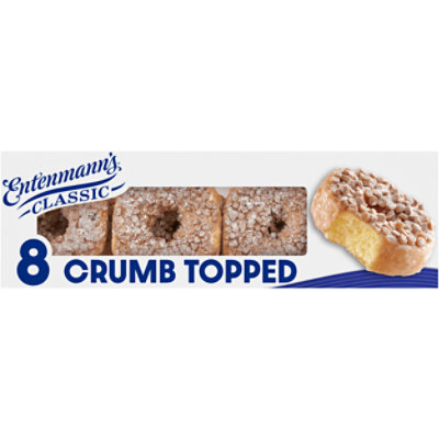 Entenmanns Classic Crumb Topped Donuts - 15 OZ - Image 1