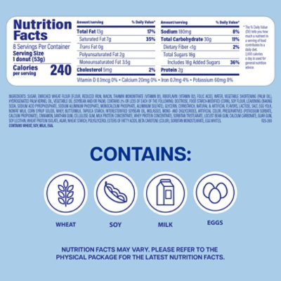 Entenmanns Classic Crumb Topped Donuts - 15 OZ - Image 2