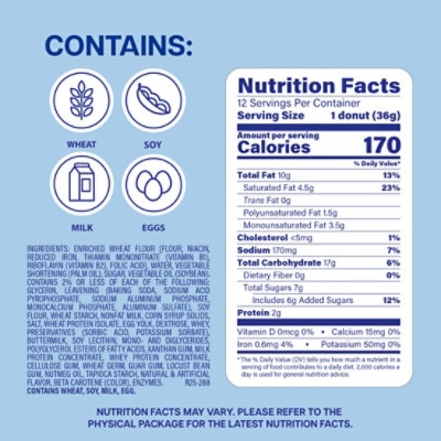 Entenmanns Softees Plain Donuts - 15.25OZ - Image 2