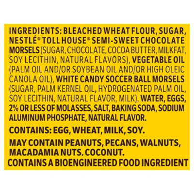 Toll House Refrigerated Cookie Dough Soccer Morsel Chocolate Chip Bar - 14 Oz - Image 4
