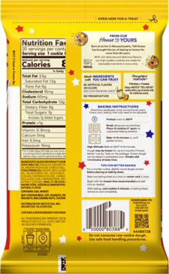 Nestle Toll House Cookie Dough Red White & Blue Sprinkles Bar 14oz - 14 OZ - Image 5