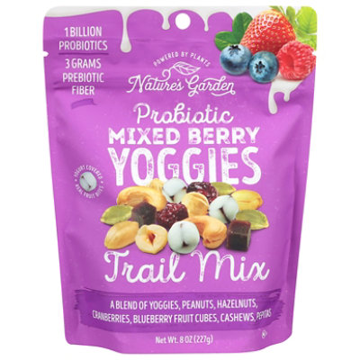 Natures Garden Probiotic Mixed Berry Yoggies Trail Mix 8oz - 8 OZ - Image 2