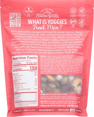 Natures Garden Probiotic Strawberry Yoggies Trail Mix 8oz - 8 OZ - Image 5