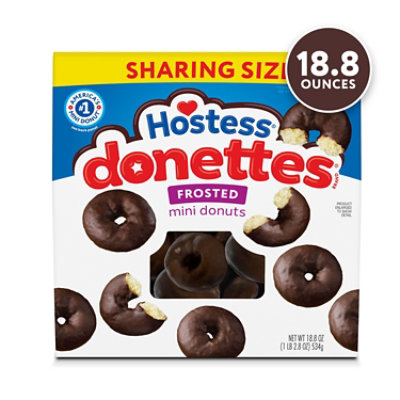 Hostess Chocolate Frosted Donettes - 18.8 OZ - Image 1