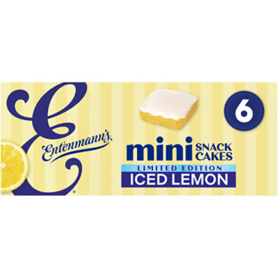 Entenmanns Iced Lemon Mini Snack Cakes - 11 OZ - Image 1