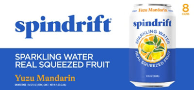 Spindrift Yuzu Mandarin Sparkling Water 8-12 Fz - 8-12 FZ - Image 5