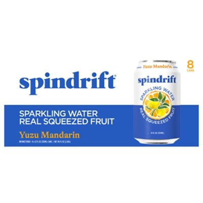 Spindrift Yuzu Mandarin Sparkling Water 8-12 Fz - 8-12 FZ - Image 1