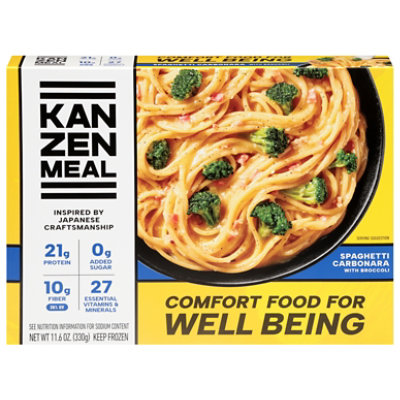 Kanzen Meal Entree Spaghetti Carbonara - 11.6 OZ - Image 1
