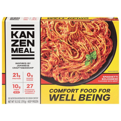 Kanzen Meal Entree Spaghetti Bolognese - 10.3 OZ - Image 1
