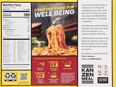 Kanzen Meal Entree Noodles Dan Dan - 11.3 OZ - Image 5