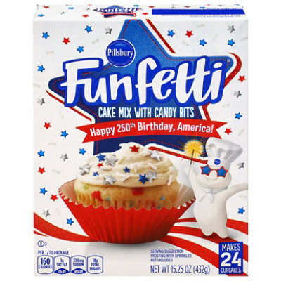 Pillsbury Funfetti Stars And Stripes Cake, 15.25 Oz - EA - Image 2