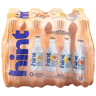 Hint Bottled Water, Smashup 2 Variety Pack - Purified Water Beverages With Zero Calories, Natural Fl - 192 FZ - Image 1