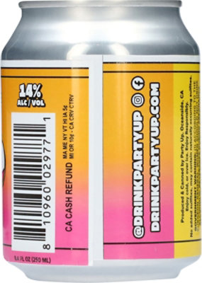 Patry Up Rainbow Sherbet Can - 8 FZ - vons