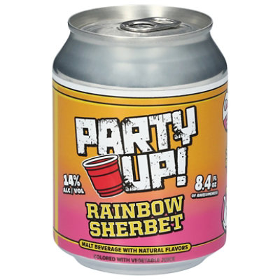 Patry Up Rainbow Sherbet Can - 8 FZ - vons