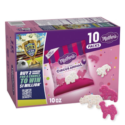 Mother's Original Frosted Circus Animal Cookies 10ct Multipack - 10oz / 283g - 10-1 OZ - Image 1