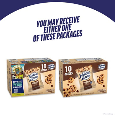 Famous Amos Classic Bite-size Chocolate Chip Cookies 10-count Multipack 10oz 283g - 10-1 OZ - Image 4