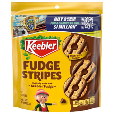 Keebler Fudge Stripe Fudge Cookies 8oz - 8 OZ - Image 4