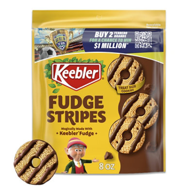 Keebler Fudge Stripe Fudge Cookies 8oz - 8 OZ - Image 1