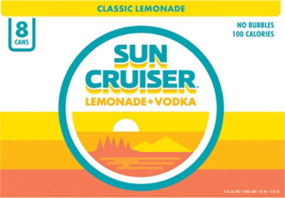 Sun Cruiser Classic Lemonade 8/12 Can - 8-12 FZ - Image 4
