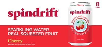 Spindrift Cherry Sparkling Water 8-12 Fz - 8-12 FZ - Image 5
