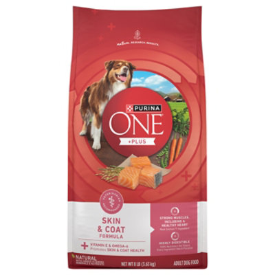 Purina One Dry Dog Skin & Coat Formula Salmon - 8 LB - Image 1