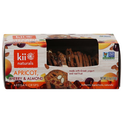 Kii Apricot Cherry Almonds Crisps - 5.3 OZ