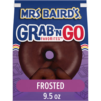 Mrs Baird's Grab-n-go Mini Frosted Donuts - 9.5 OZ - Image 1