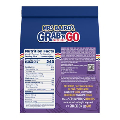 Mrs Baird's Grab-n-go Mini Frosted Donuts - 9.5 OZ - Image 5