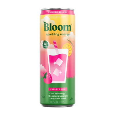Bloom Sparkling Energy Summer Splash - 12 FZ - Image 1