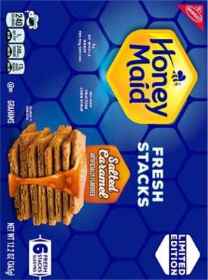 Nabisco Honey Maid Fresh Stacks Salted Caramel Graham Crackers 12.2 Oz - 12.2 OZ - Image 6