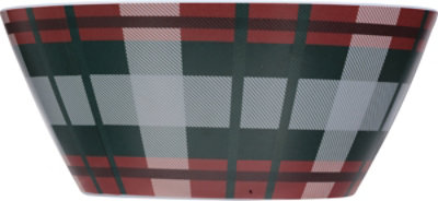 Ssel Melamine Plaid Serv Bowl - EA - Image 3