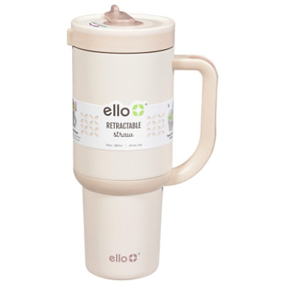 Ello 30 Oz Oasis Stainless Steel Tumbler Cream - Each - Image 1