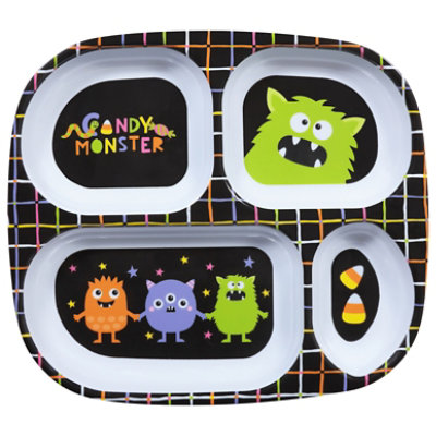 Ssel Divided Plate Candy Monstr - EA - Image 2